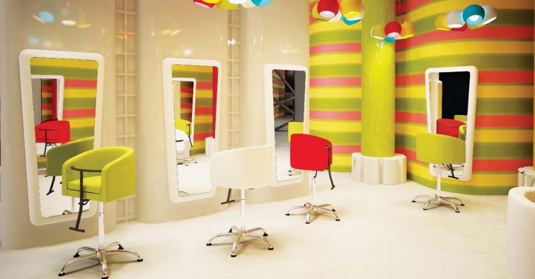 Fotel fryzjerski KID dla najmłodszych klientów salonu