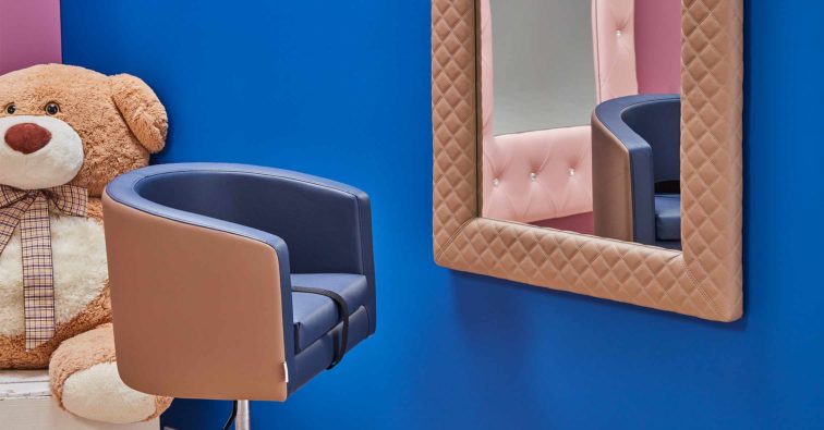 Fotel fryzjerski KID dla najmłodszych klientów salonu