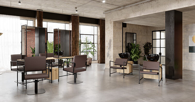 Fotel fryzjerski LOFT