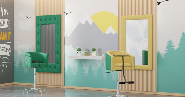 Fotel fryzjerski KID dla najmłodszych klientów salonu